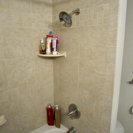 Indian Trail Master Bathroom Low Showerhead Before 3